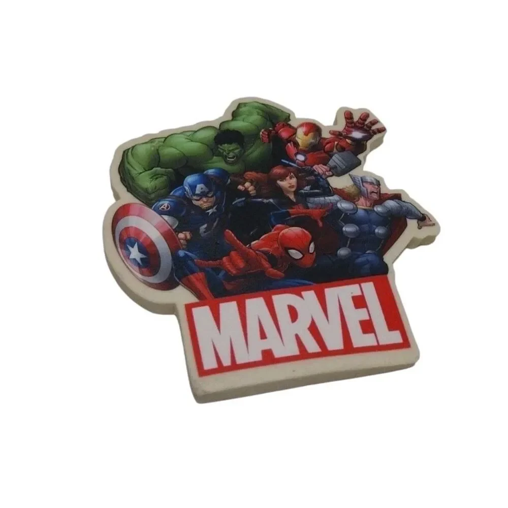 Marvel Avengers Soft Pencil Case School Supplies 8-pc Kit Sticker Book Notepad